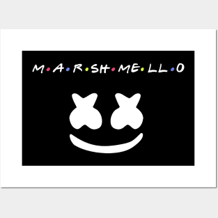 marshmello smile friends Posters and Art